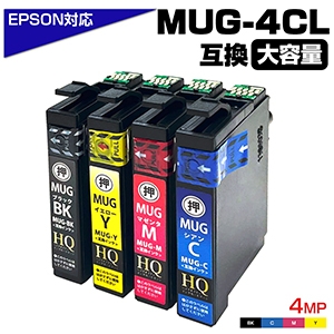 MUG-4CL互換インクカートリッジ4色パック [エプソンプリンター対応 ...